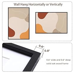 Black Poster Frame 22.375x34 for Wall, 22.375x34