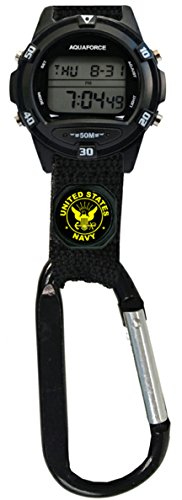 Aqua ForceU.S. Navy Digital Clip Watch - 50m Water Resistant