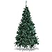 Goplus 8ft Artificial Christmas Tree with Solid Metal Stand for Holiday Indoor and Outdoor Decoration, Green