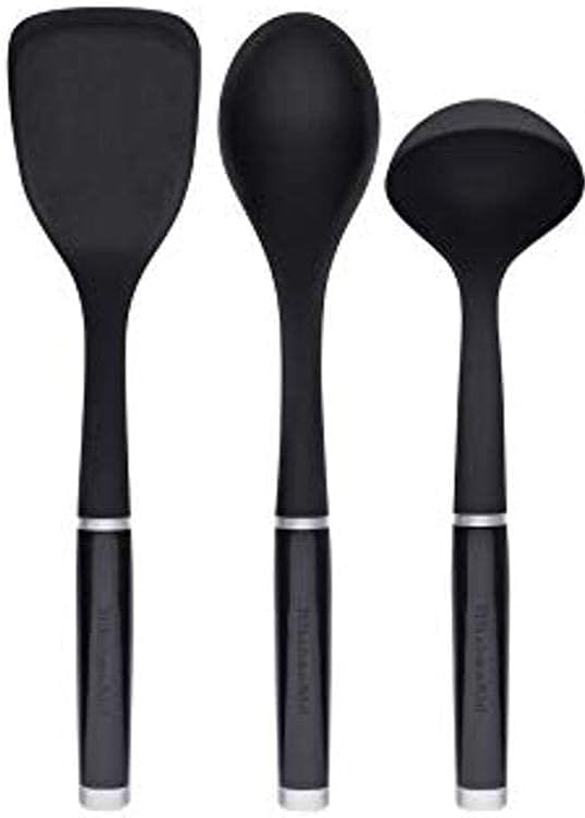 KitchenAid Tool and Gadget Set with Crock, 6-Piece, Black: Kitchen & Dining