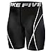 New 022 Skin Tights Compression Base Layer Black Running Short Pants Mens