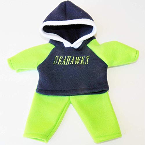 Cabbage Patch Doll Clothes Fits 14" Boy Preemie Includes One Handmade Seattle Football Fan Outfit - NO DOLL