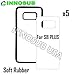 INNOSUB [5 Pack] Sublimation Phone Cases Compatible with Galaxy S8 Plus - Rubber Black Blank Dye Cases and Aluminum Inserts for Dye Sublimation/Printable Phone Cover Blanks