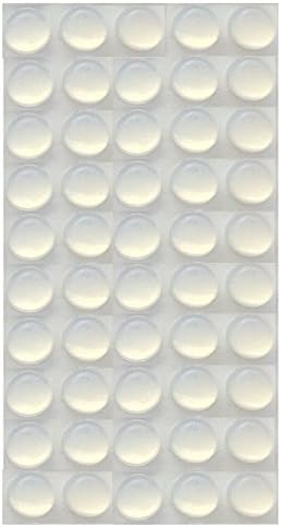 ALDORADO 50 Pcs Set 16x8 Transparent Door Bumpers