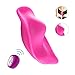 Vibrating Panties Vibrator, Invisible Wearable Mini Small Bullet Vibrator Stimulate Clitoris Wireless Remote Control Adult Sex Toys for Women and Couples (Pink)