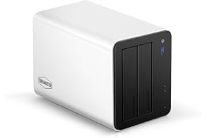 TERRAMASTER F2-425 Plus NAS Storage - 2Bay Intel N150 Quad-Core CPU, 8GB RAM DDR5, 5GbE LAN x 2, M.2 Slot x 3, Network Attach