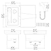 Ambassador-Marine-Trinidad-Collection-2-Handle-HotCold-Transom-Shower-WhiteChrome