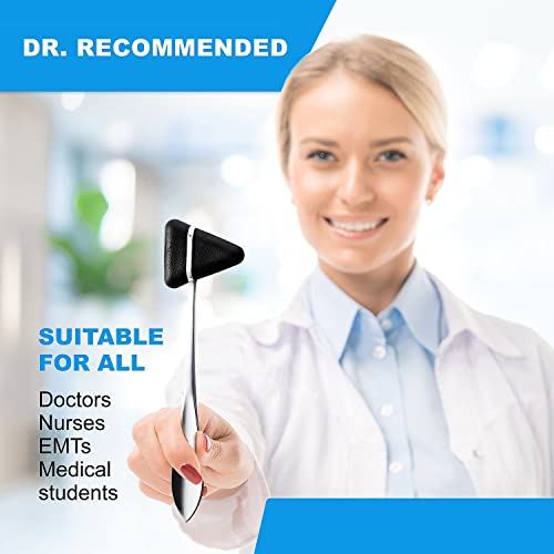 Primacare DH3692 Taylor Neuro Hammer with Stealth Black Head