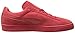 Puma Mens Suede Classic Mono Reptile High Risk Red/Puma Silver Sneaker - 9.5