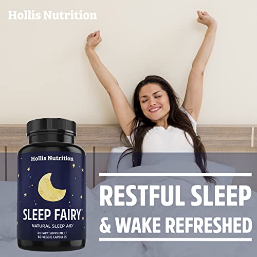 Sleep Fairy Natural Sleep Aid Melatonin 10mg, LTheanine, 5HTP