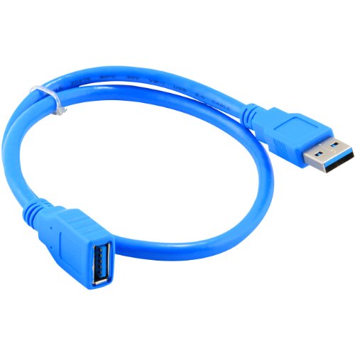 JacobsParts USB 3.0 Extension Cable Standard Type A Male to Female (1 FT)