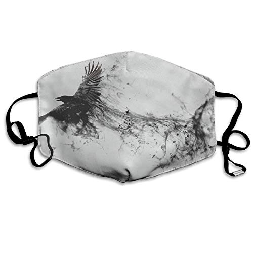 Sam-Uncle Anti Dust Face Mouth Cover Mask Ink Eagle Drawing Anti Pollution Breath Healthy Mask