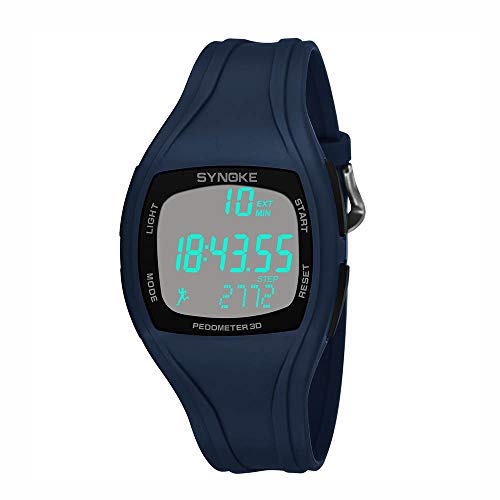 YEZIJIN Sports Watch Synoke Calorie Pedometer Chronograph Outdoor Watches 50m Waterproof Under 10 - Thumbnail 5