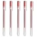MUJI Gel Ink Ball Point Pen 0.5mm RED color 5pcs