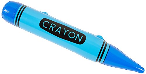 12 Inflatable Crayons ~ 24 Inch ~ New ~ Photo Props, Room Decorations, Party Favors