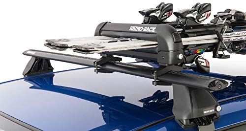 image for Rhino Rack Rhino-Rack 573 Ski and Snowboard Carrier, 2 Pack (Renewed),