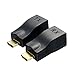Xiwai RJ45 to HDMI 1.4 Extender Over Single 30m Ethernet LAN RJ45 CAT5E CAT6 for HDTV 1080P with 3D