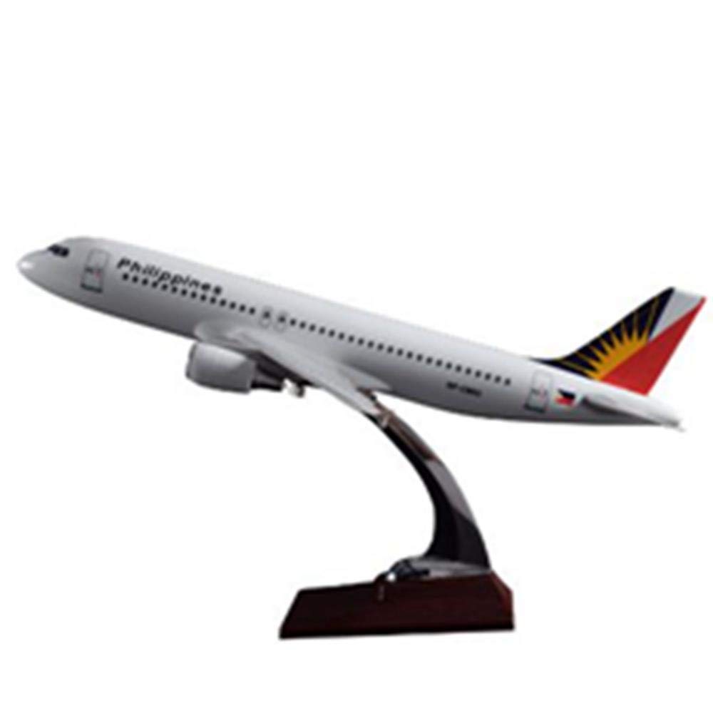 miqimaoyimium 37cm Resin A320 Philippines Airlines Model A320 Airplane Airbus Model Philippines Inte