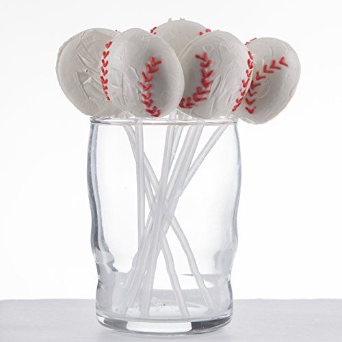 Prextex Baseball Lollipops Kids Sports Ball Suckers for Birthday