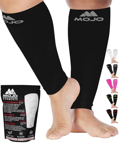 Mojo Compression Socks Footless for Women and Men 20-30mmHg