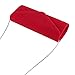 Jubileens Wedding Evening Party Velvet Clutch Bag Retro Envelope Cross Body Handbag (Red)