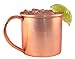 Alchemade 100% Copper 16 ounce Mug for Moscow Mules - Seamlessly handmade, tarnish free with food safe lacquer, Includes a FREE E-Recipe book
