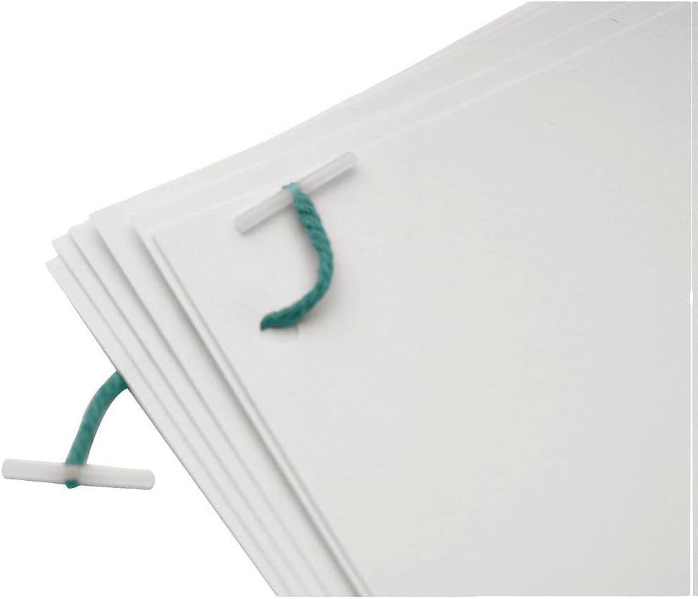Q-Connect Plastic Ended Treasury Tag 127 mm Green Pack of 100
