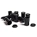 BCP Pack of 10pcs Black Color Film Canisters for 35mm Film