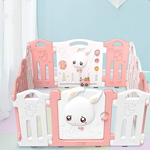 日本no1の実績 Pink ベビーサークル ビューティー Color ホーム B08j2df1tn 車 バイク Size 150x187 5x66cm 子供のための屋内オーシャンボールプール赤ちゃん幼児かわいい愛らしいウサギのフェンスをクロール子供の赤ちゃんゲームのフェンス 子供の遊び場