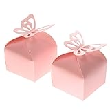 Fvstar 50pcs Baby Shower Butterfly Favour Gift Candy Boxes Wedding Favors and Gifts for Wedding
