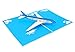 PopLife Jet Airplane Pop Up Card for All Occasions - Happy Birthday, Graduation, Congratulations, Retirement, Work Anniversary, Fathers Day - Pilots, Plane Travelers - Folds Flat for Mailing