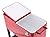 UPHA 80 Quart Rolling Ice Chest Portable Patio Party Bar Drink Entertaining Outdoor Cooler Cart on Wheels