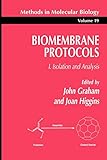 Spiral-bound Biomembrane Protocols : Isolation and Analysis Book