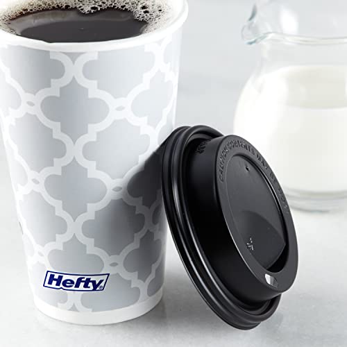 Hefty Paper Disposable Hot Cups with Lids, 16 Ounce, 20 Count Pricepulse