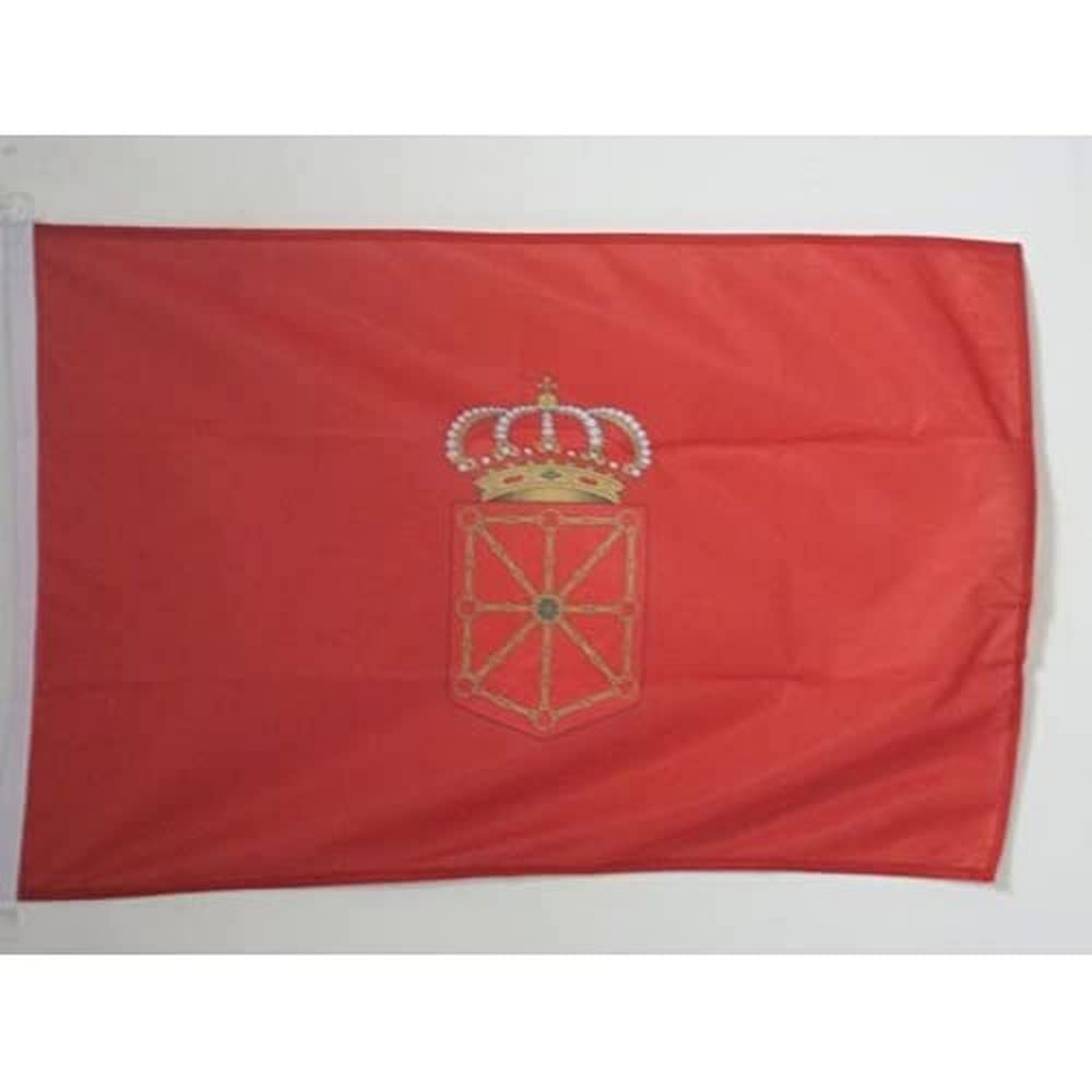 AZ FLAG - Navarre Flag - 2x3 Ft - For Outdoor - Spanish region of Comunidad Foral de Navarra Banner Knitted Polyester with Two Plastic Rings - Fade Resistant - Vivid Colors - 2' x 3' Feet - 90x60 Cm