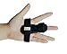 Compact Trigger Finger Splint Support Brace for Arthritis, Stenosing Tenosynovitis Hands & Straightening Curved, Bent, Locked Finger - Tendon Release & Pain Relief