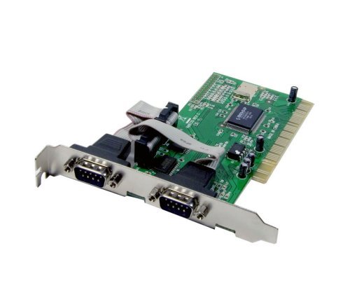 Syba SD-PCI-2S PCI 32-Bit 2x Port Serial DB9 Card, Netmos 9835 (NM 9865) Chipset