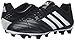 adidas Performance Men's Goletto V FG Soccer Shoe, Black/White/Black, 9.5 M US