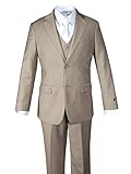 Spring Notion Big Boys' 3 Piece Two-Button Suit Set Jacket Vest and Pants