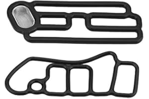 KIMISS 1 Pair VTEC Gasket, Rubber Head Cylinder Solenoid Gasket for VTEC Solenoid Gasket for Honda, 15815R70A01, 15845R70A01