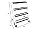 Ader Sporting Goods 4 Tier 24″ Dumbbell Rack Each Layer Hold 8-9 Pair Dumbbellsthumb 2