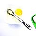 Stainless Steel Mini Spring Egg Beater Silicone Whisk Magic Hand Held Sauce Stirrer Blender Milk Frother Foamer Coffee Mixer (Silicone Coil)