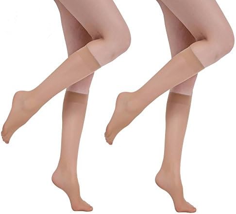 10 Pairs Lady's Sheer Knee Hight Stockings 20 DEN (BEIGE)