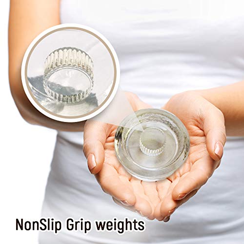 Year of Plenty Fermentation Weights - NonSlip Grip Handle - for Fermenting Sauerkraut, Pickles, Kimchi in Wide Mouth Mason Jars - Lead/Cadmium Free - (Set of 4) - Thumbnail 7