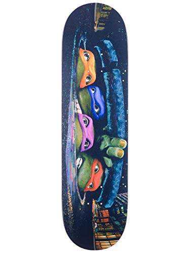 Santa Cruz TMNT Poster Everslick Skateboard Deck,Assorted,8.