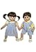 Giraffe outfits for American Girl Bitty Twin Dolls