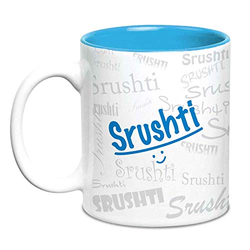 Buy Hot Muggs Me Graffiti Mug Srushti Personalised Name Ceramic 315ml 1 Unit Online At Low Prices In India Amazon In