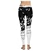 InterestPrint Music Note Piano Custom Stretchy Leggings Skinny Pants for Yoya Running Pilates Gym L