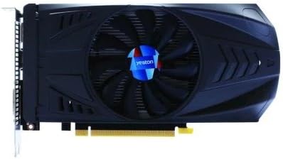 Yeston NVIDIA GTX 1050 2GB GDDR5 Graphics Card Black with DVI, HDMI, DP port for Computers