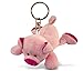 Puzzled Pig Plush Pen And Keychain Useful Accessory Set - Unique Cute Trinkets Beige Office Back To School Bag Fillers - Animal Theme Party Favors Birthday Holiday Gifts - Set Of 2 Item K5536-5836